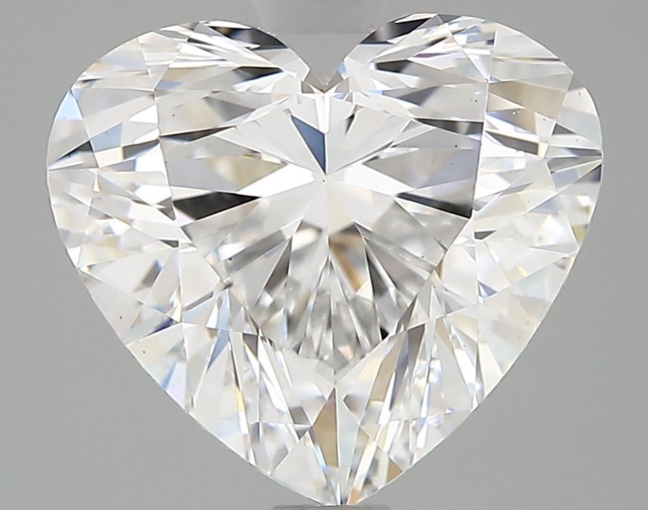 2.54 ct. heart Lab Grown Diamond front image