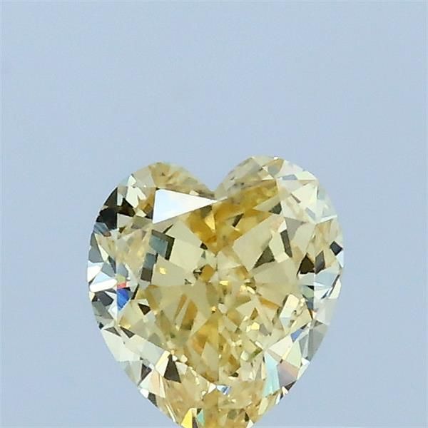 0.82 CT Fancy Yellow HEART