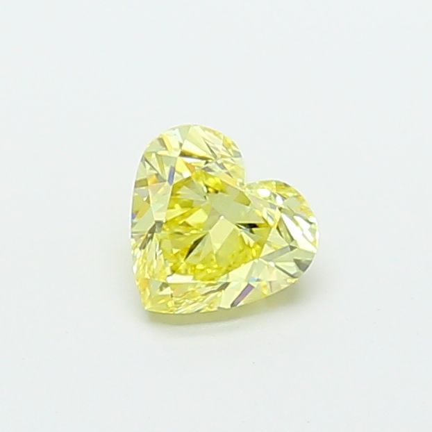 1.21 CT Fancy Yellow HEART