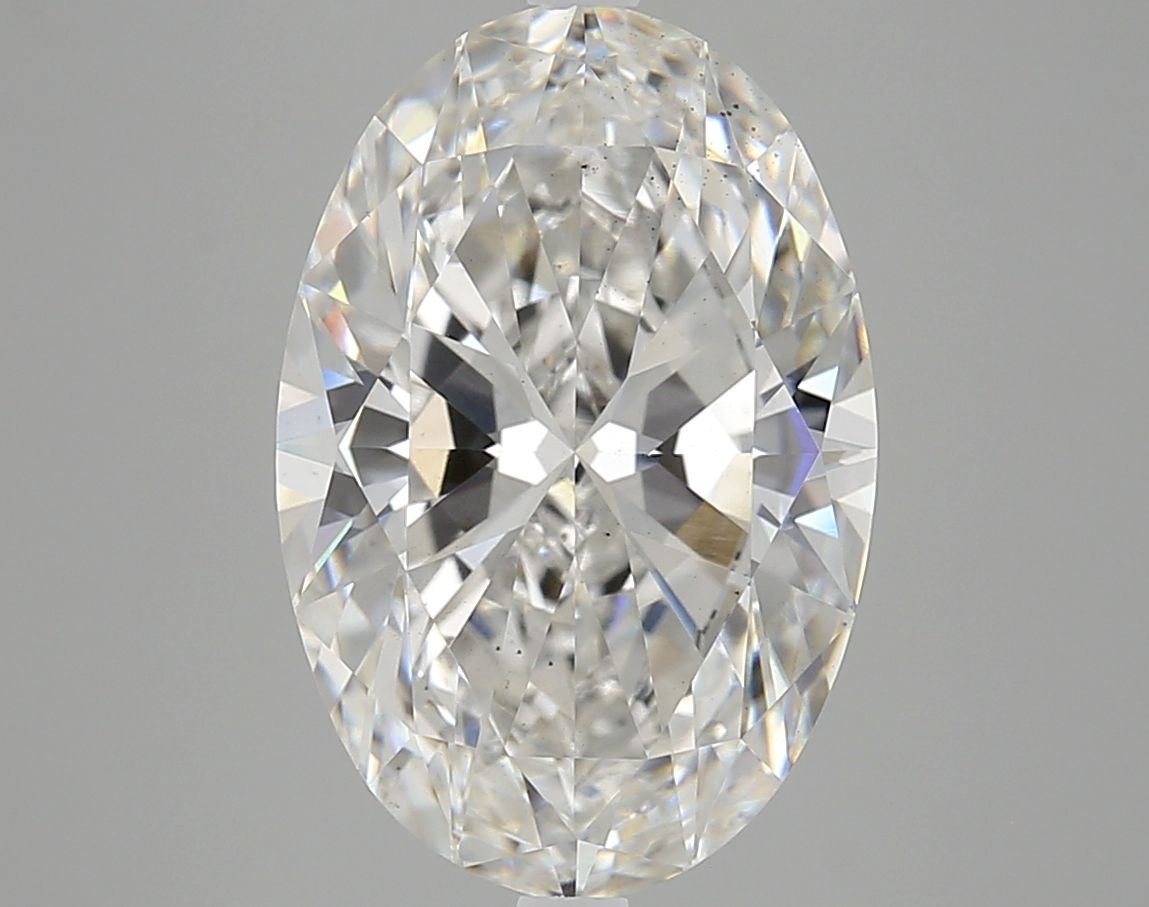 6.21 ct. oval Lab Grown Diamond front image