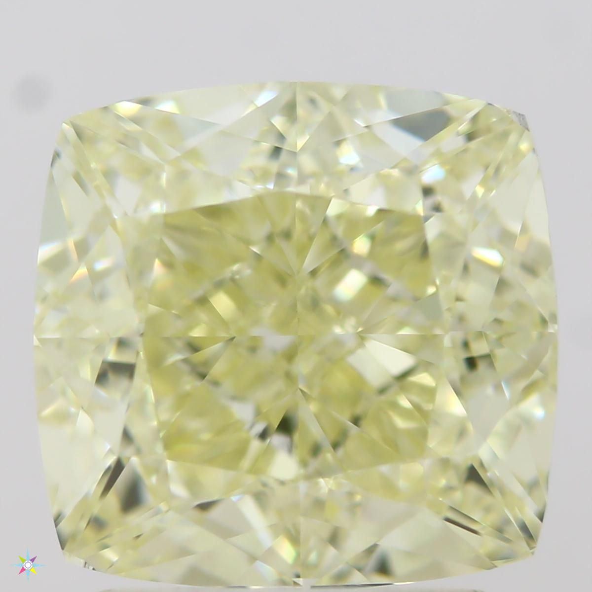 Diament 2.6 ct Fancy Light Yellow/VS2
