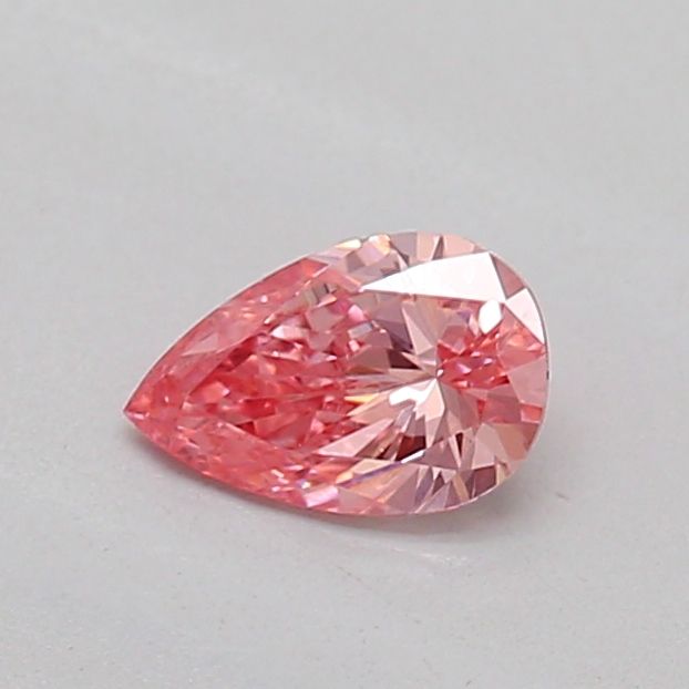 0.19 CT Fancy Vivid Pink PEAR