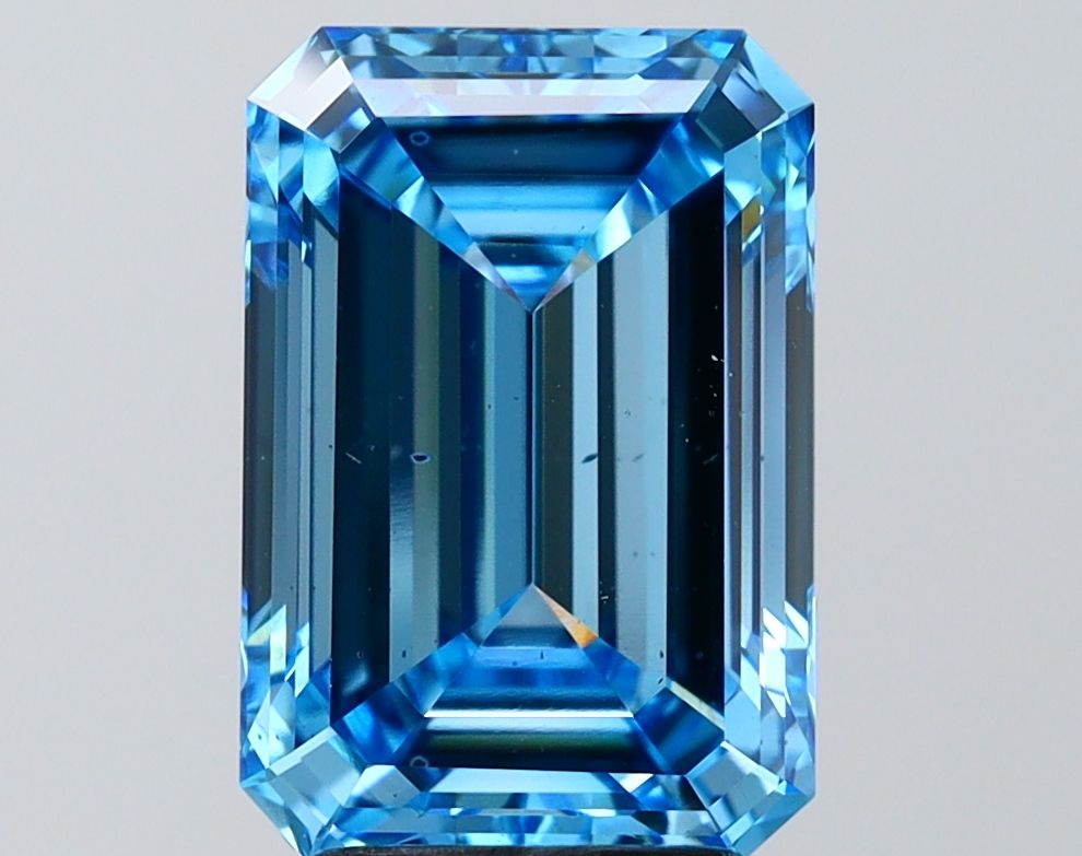 4.08 ct. emerald Lab Grown Diamond front image