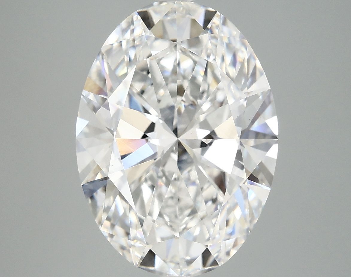 5.01 ct. oval Lab Grown Diamond front image
