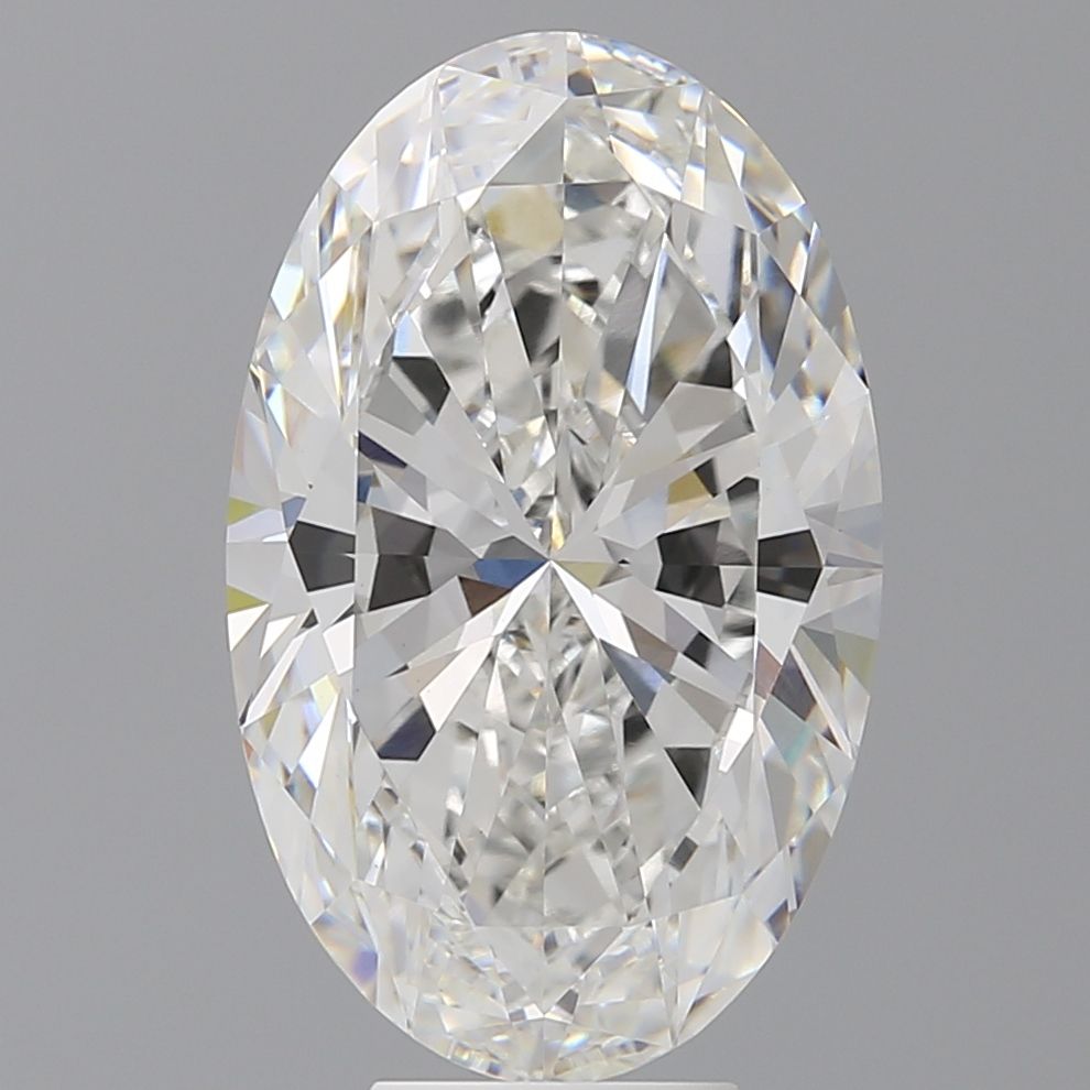 7.58 ct. oval Lab Grown Diamond front image