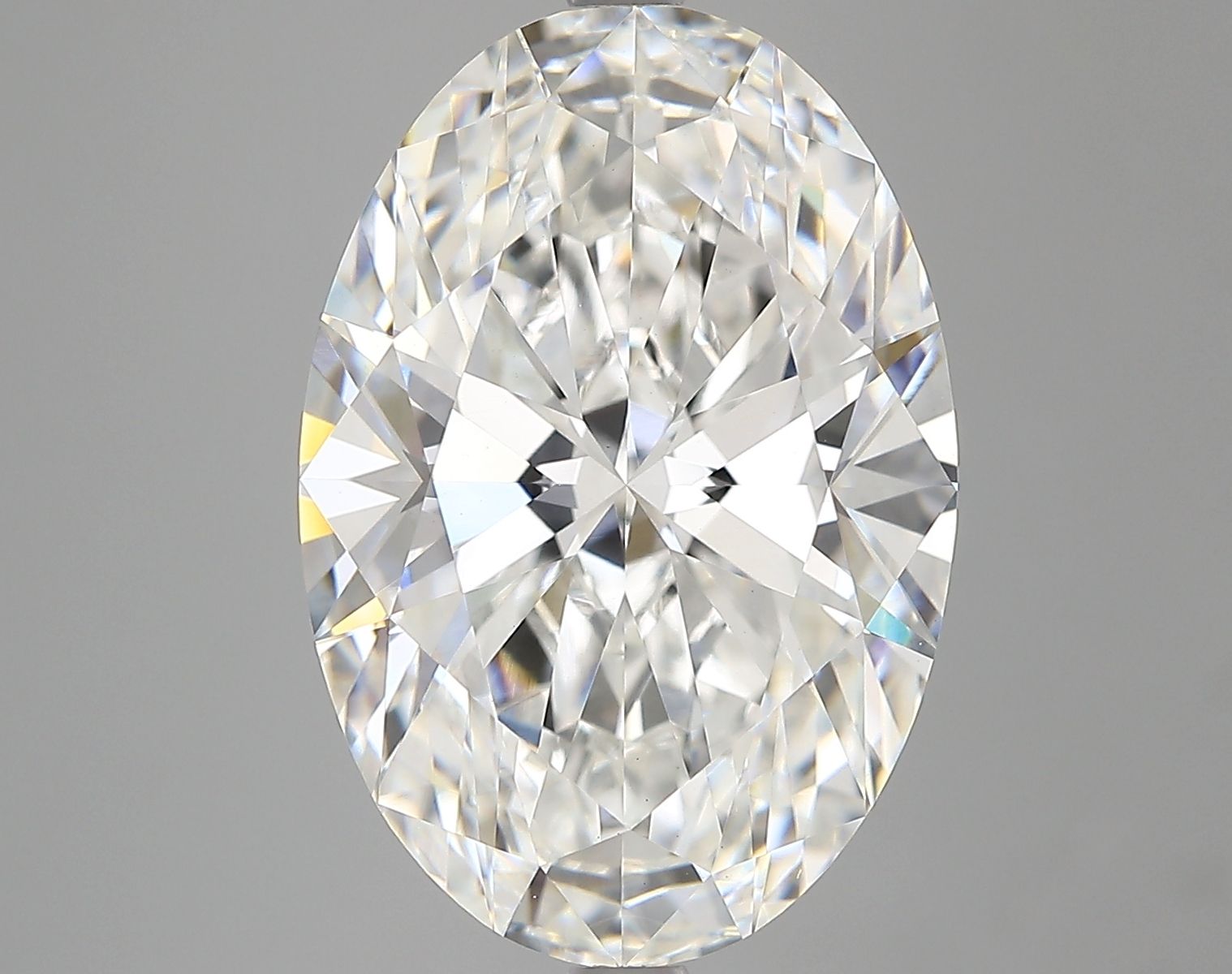 7.09 ct. oval Lab Grown Diamond front image