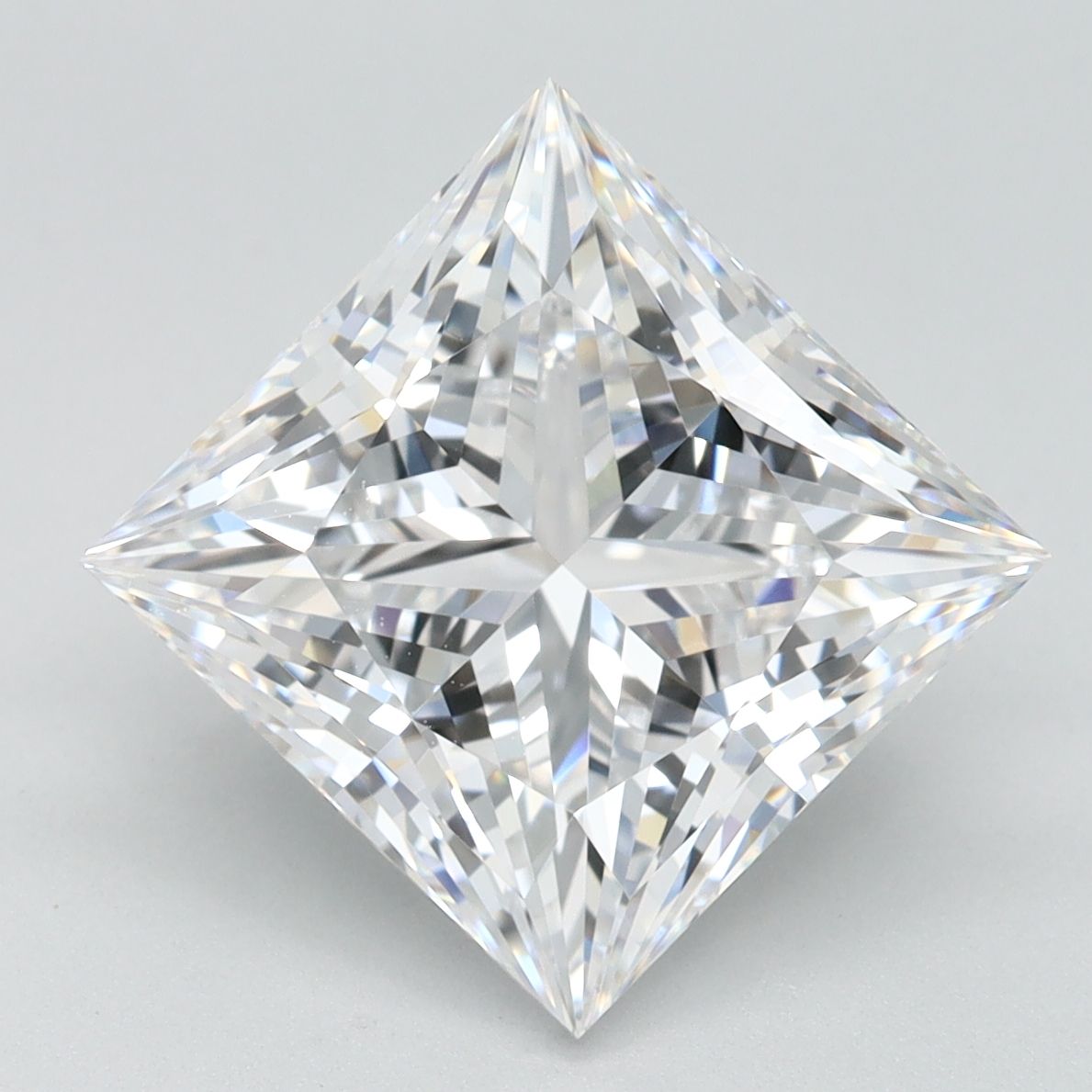 4.12 ct. princess Lab Grown Diamond front image