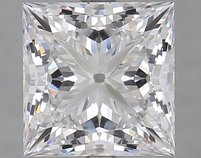 4.18 ct. princess Lab Grown Diamond front image