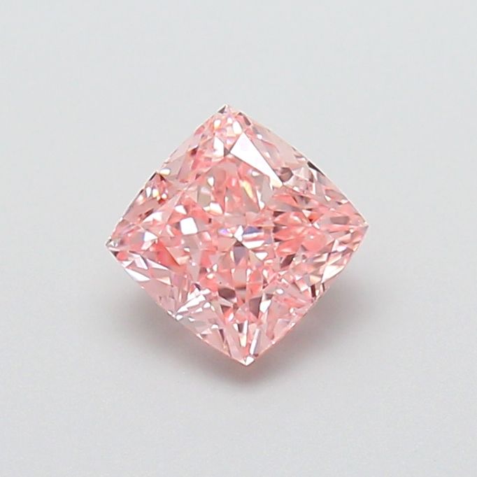 1.0 CT Fancy Vivid Pink CUSHION MODIFIED