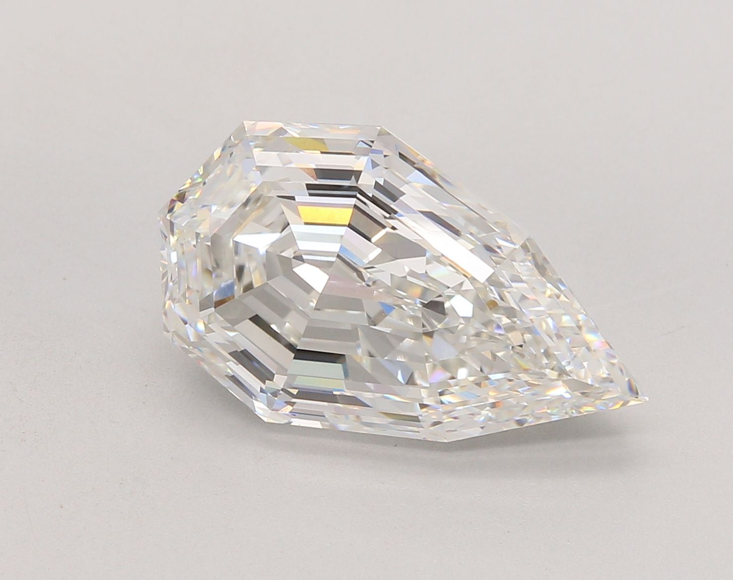 7.07 ct. pear Lab Grown Diamond front image