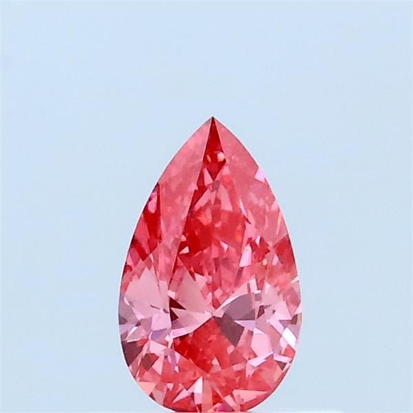 0.32 CT Fancy Vivid Pink PEAR