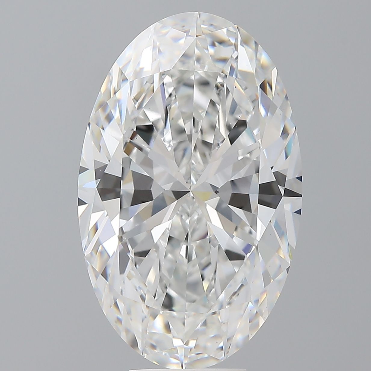 9.10 ct. oval Lab Grown Diamond front image