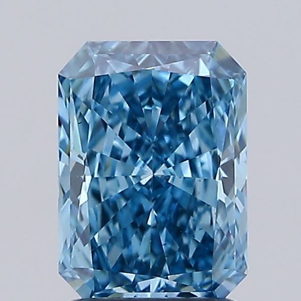 1.58 CT Fancy Vivid Blue RADIANT
