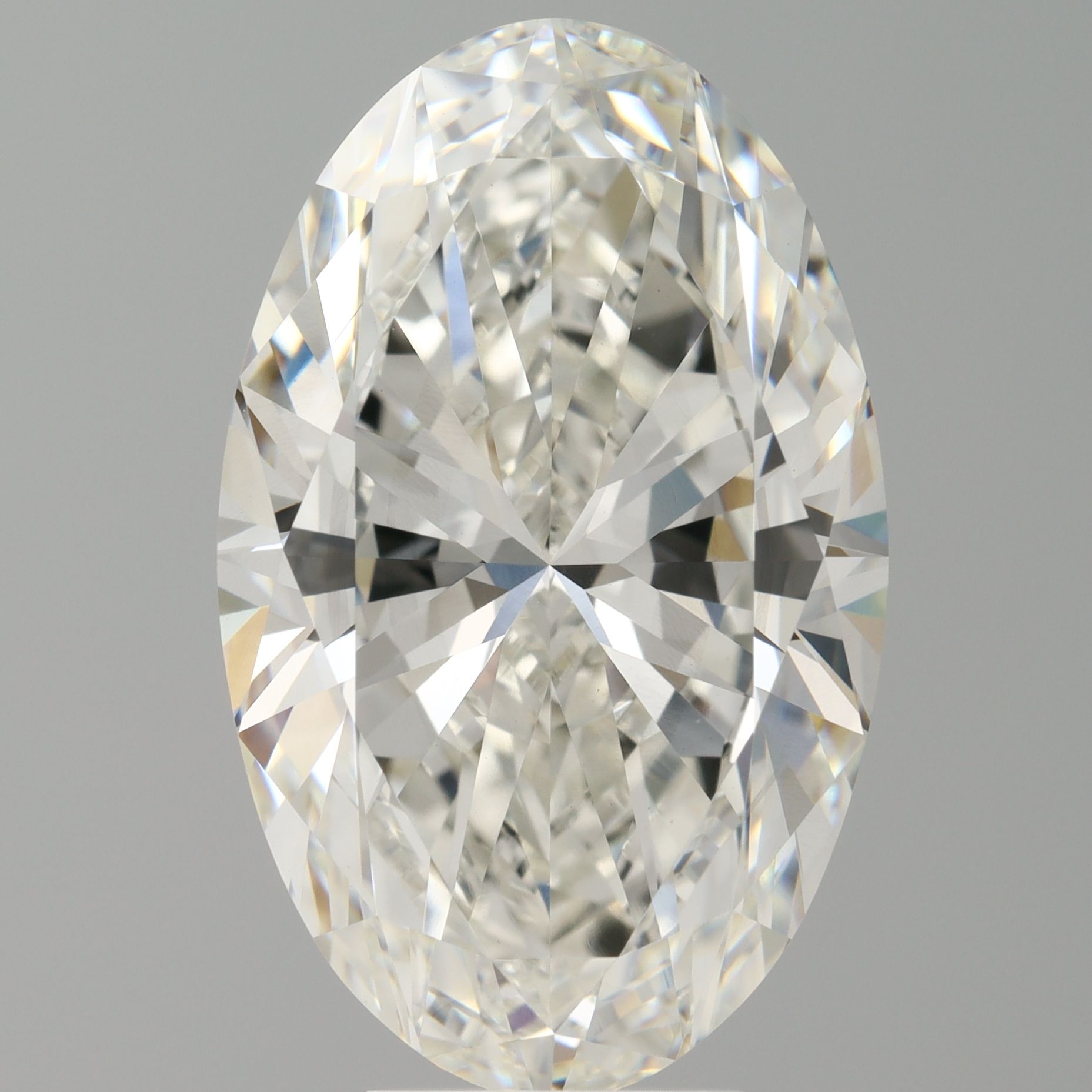 7.07 ct. oval Lab Grown Diamond front image