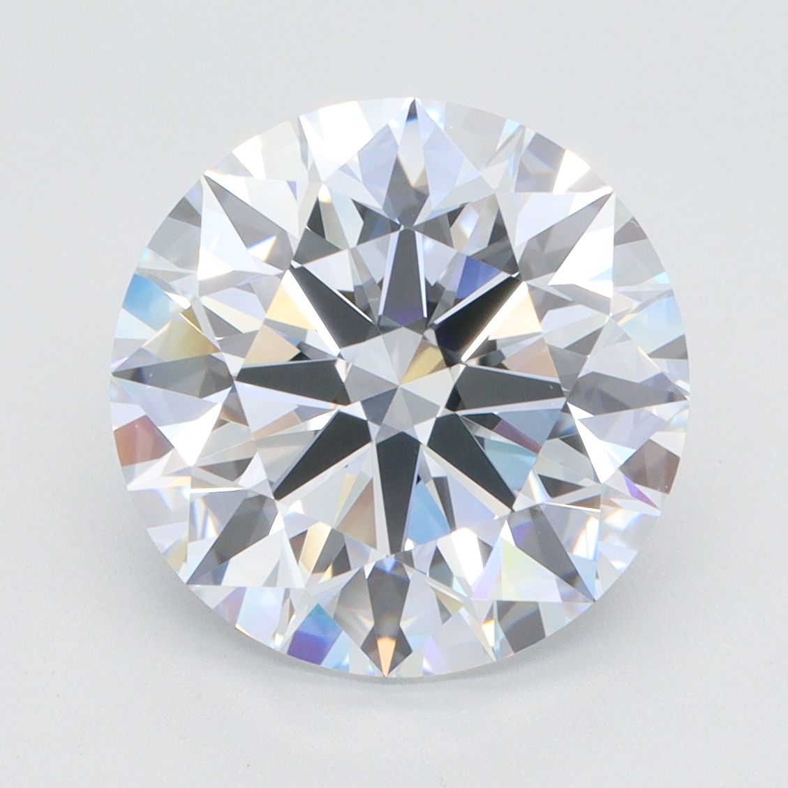 5.42 ct. round Lab Grown Diamond front image