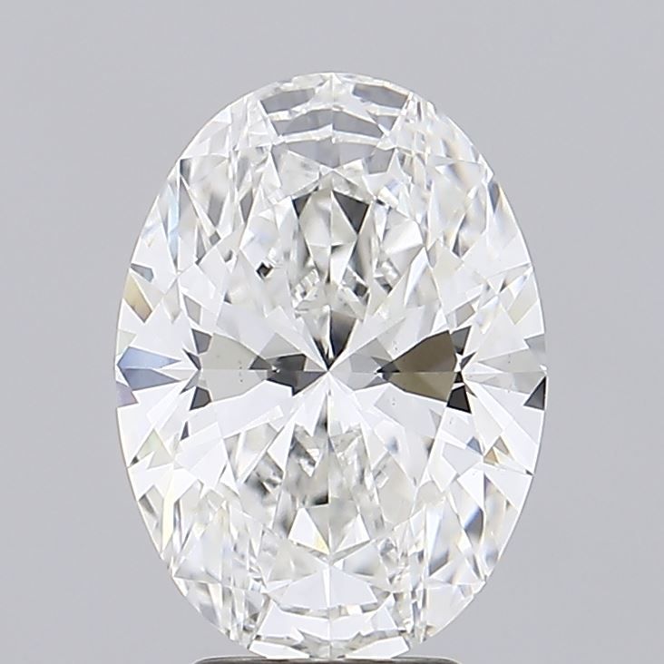 4.10 ct. oval Lab Grown Diamond front image