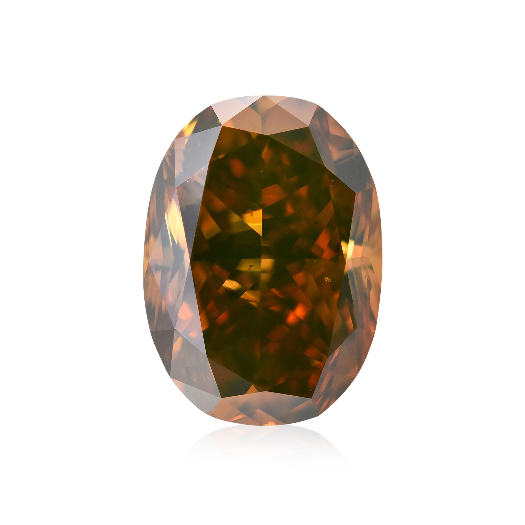 Diament 1.62 ct Fancy Deep Brown Orange/