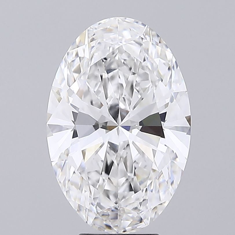 6.68 ct. oval Lab Grown Diamond front image