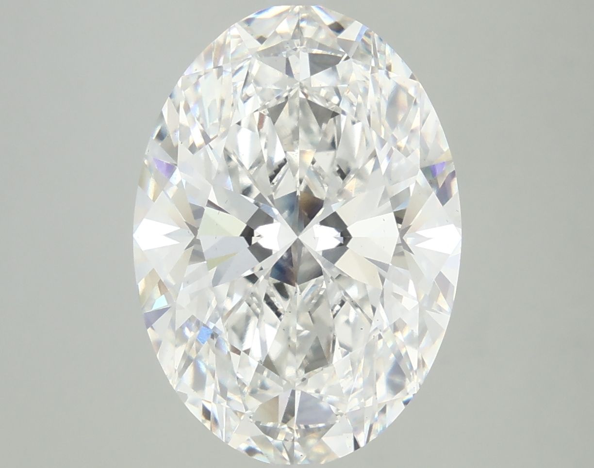 7.08 ct. oval Lab Grown Diamond front image