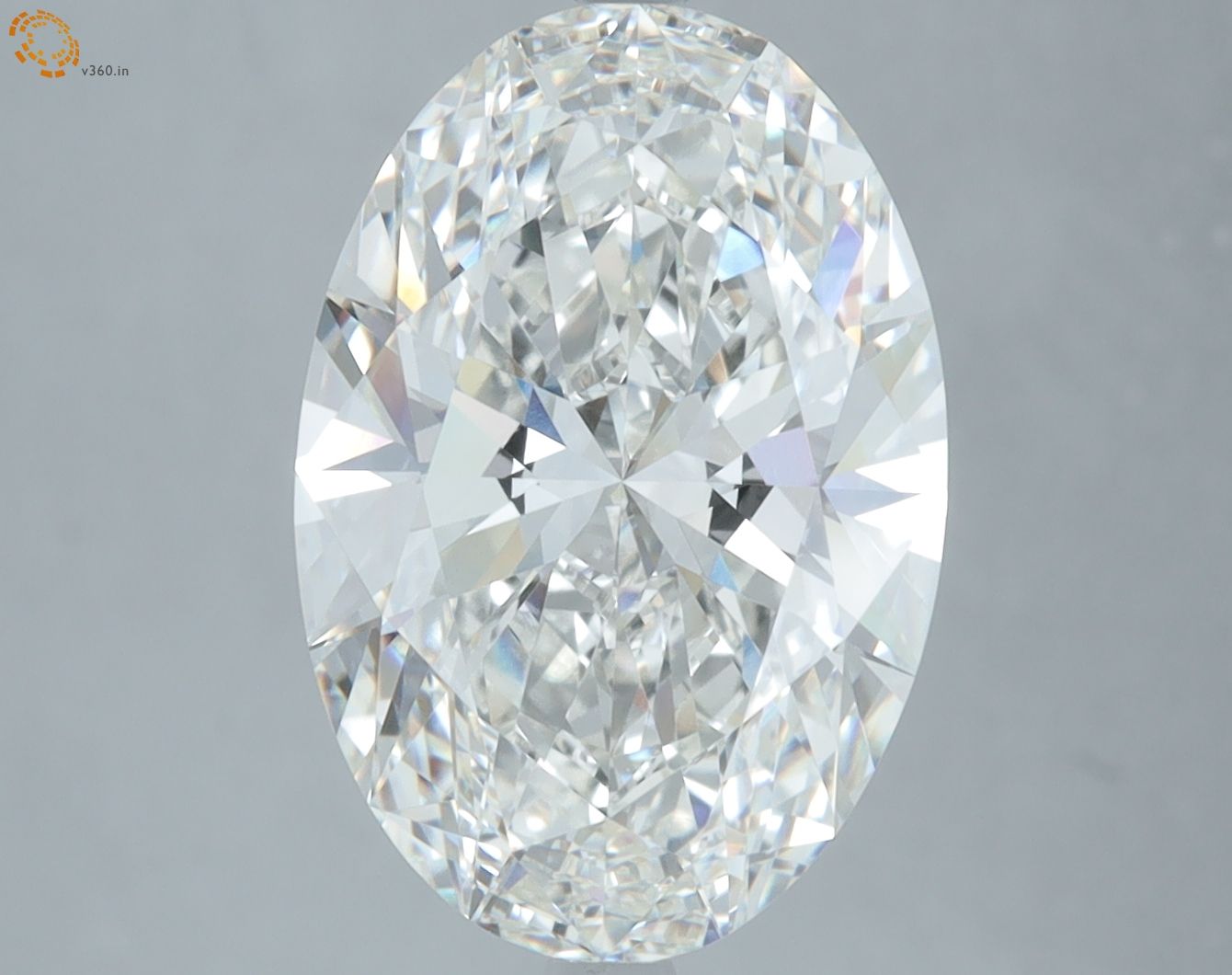 5.10 ct. oval Lab Grown Diamond front image