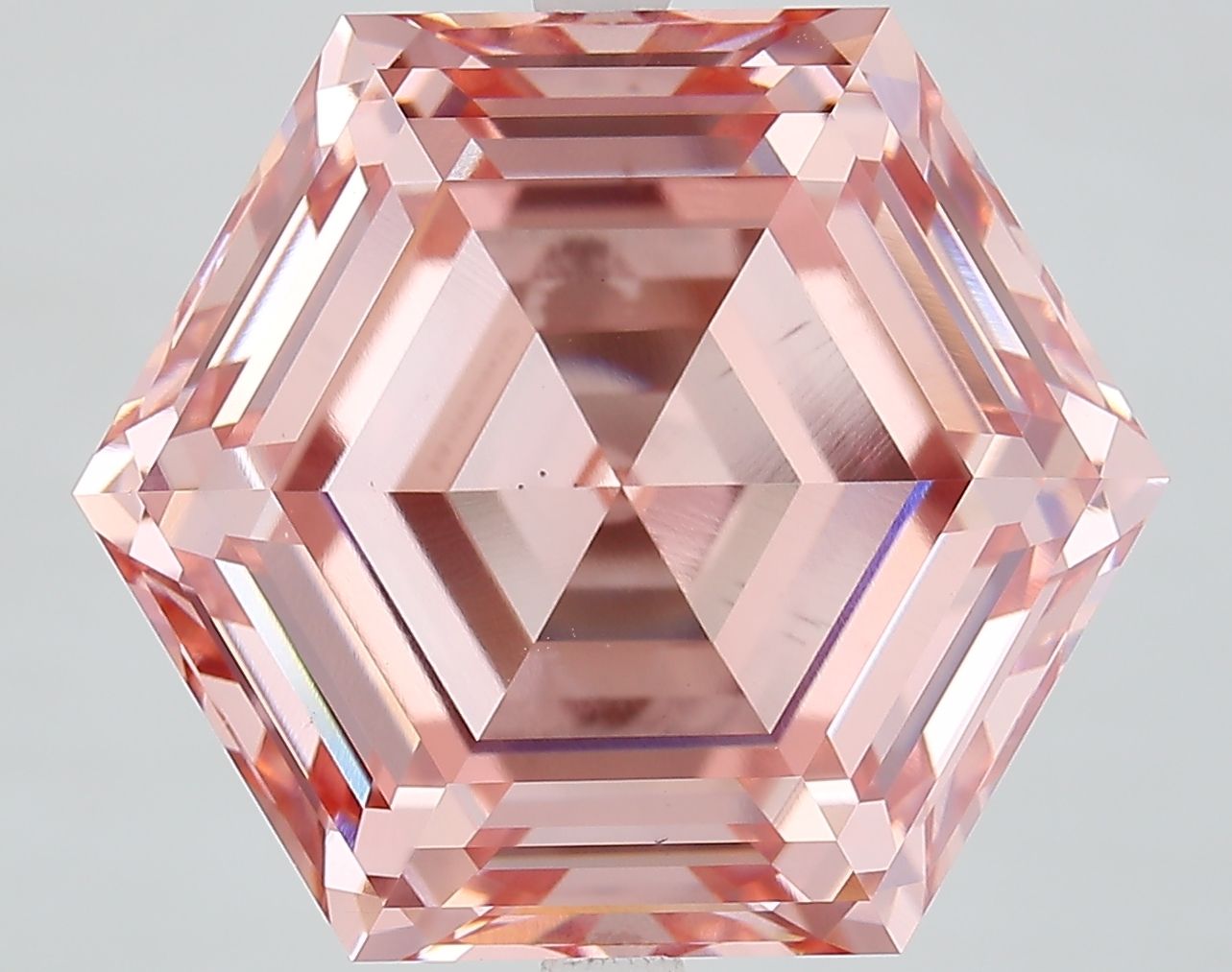 15.14 ct lab-grown Hexagonal Diamond