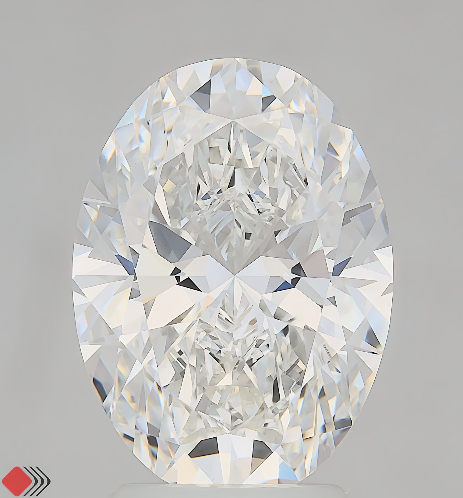 3.07 ct. oval Lab Grown Diamond front image