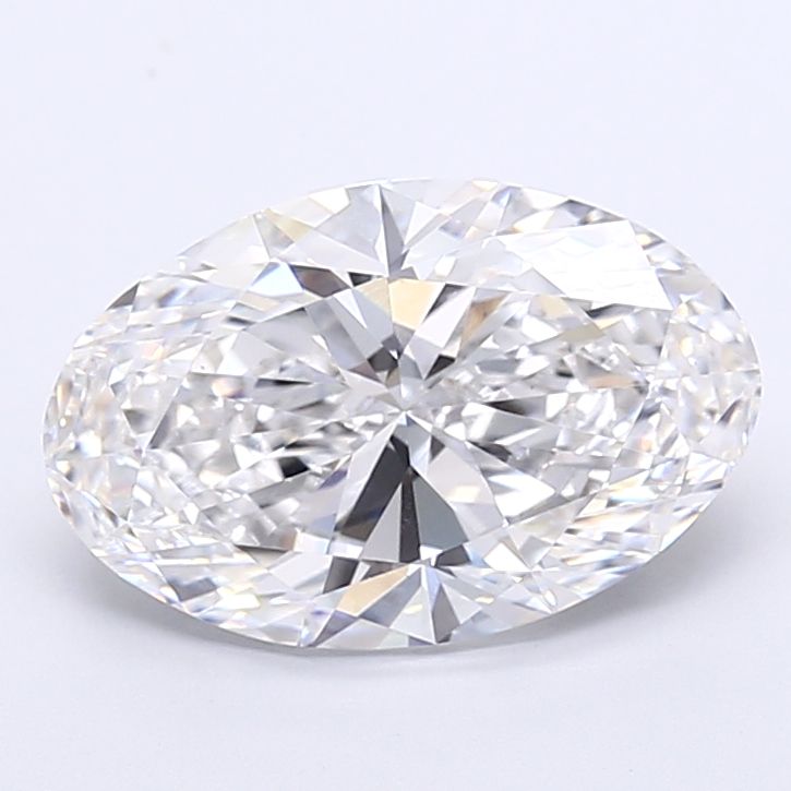 5.09 ct. oval Lab Grown Diamond front image