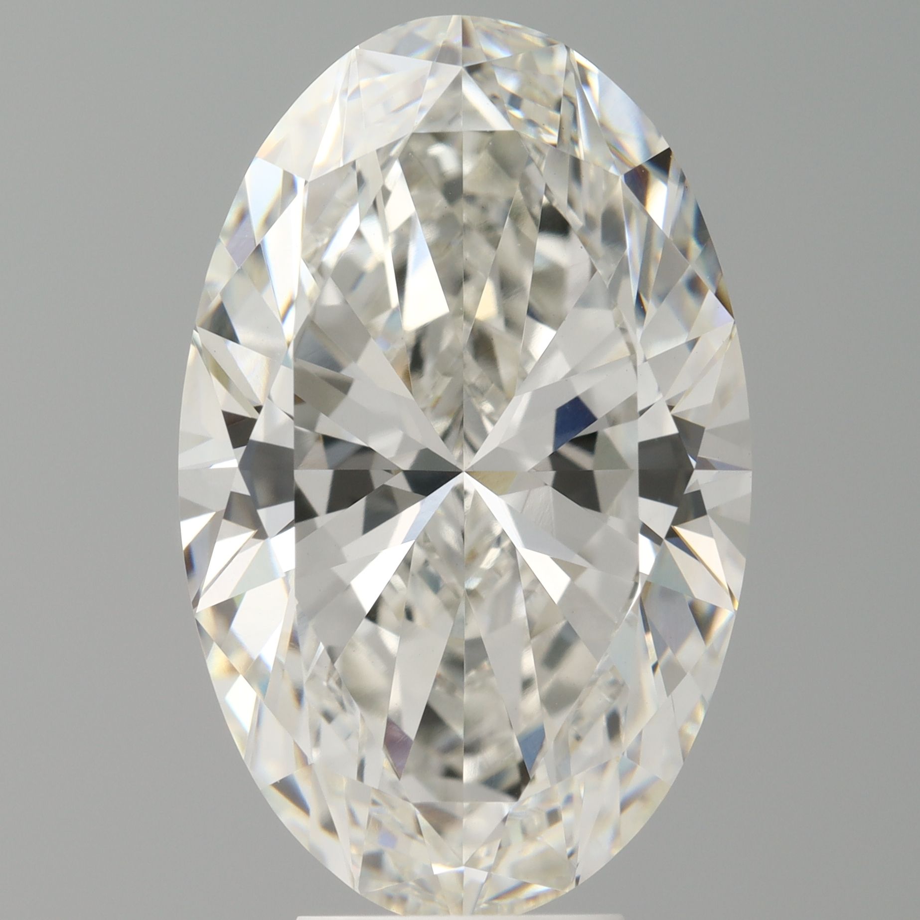 7.10 ct. oval Lab Grown Diamond front image