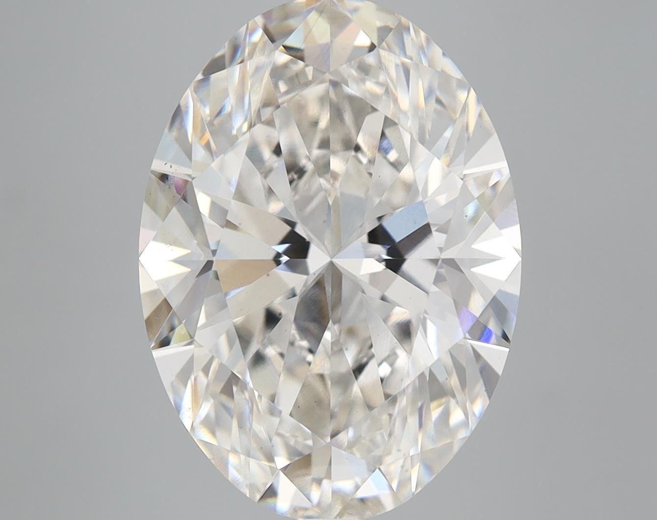7.02 ct. oval Lab Grown Diamond front image