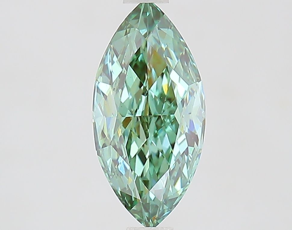 1.44 CT Fancy Vivid Green MARQUISE