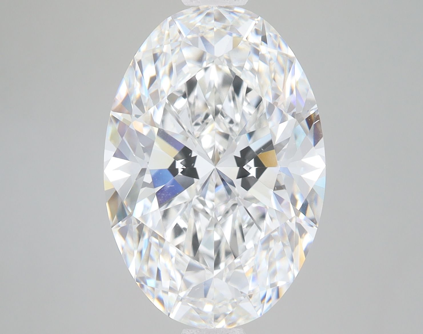 7.10 ct. oval Lab Grown Diamond front image