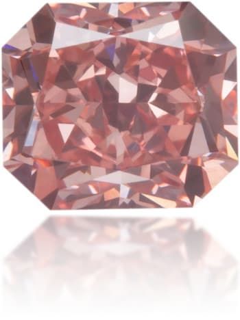 Diament 0.54 ct Fancy Deep Orangey Pink/SI1