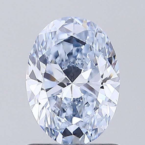 1.03 CT Fancy Intense Blue OVAL