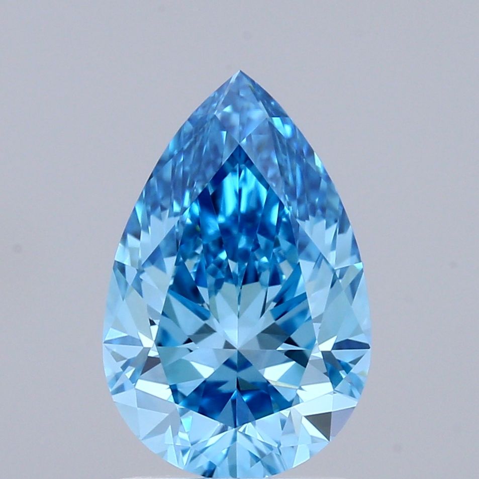 1.73 CT Fancy Vivid Blue PEAR