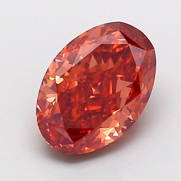 1.4 CT Fancy Intense Brownish Pink OVAL