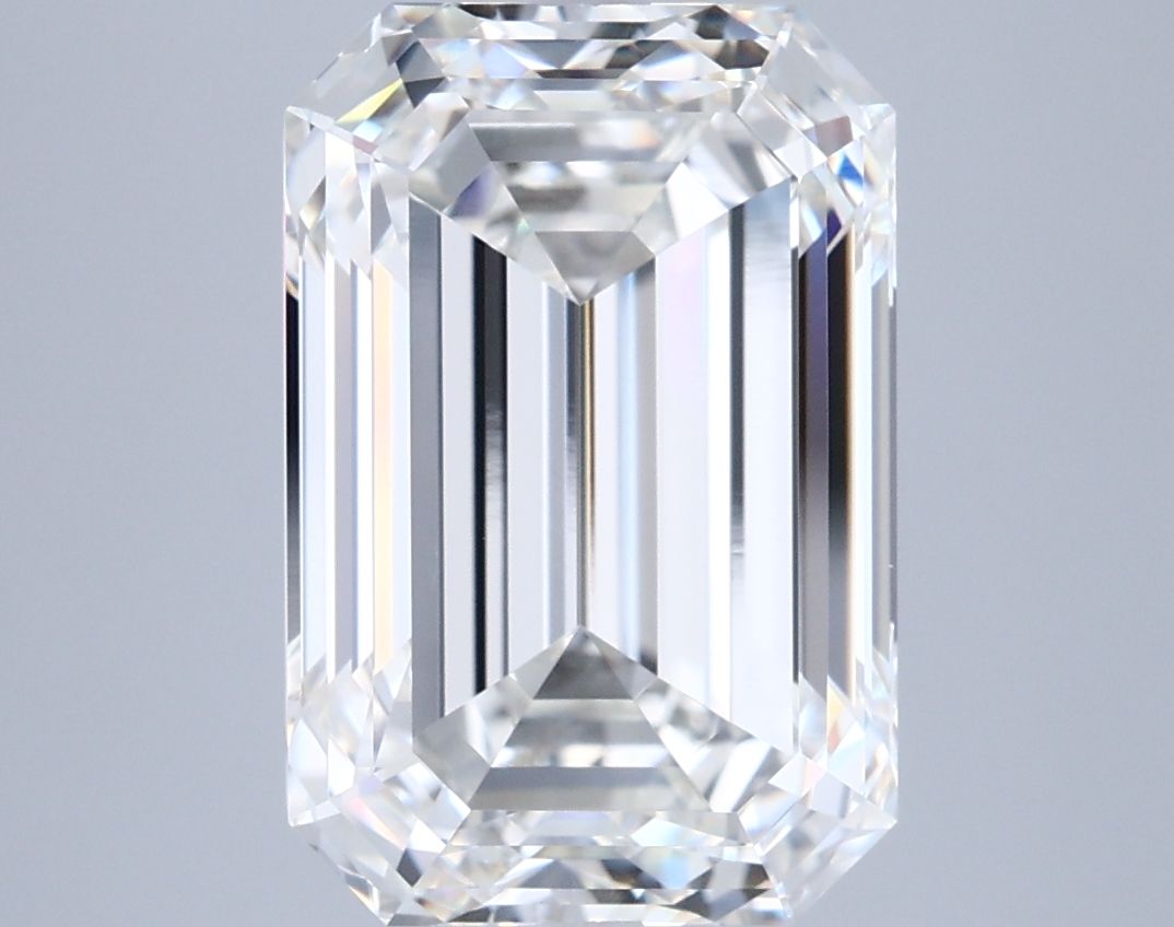 6.09 ct. emerald Lab Grown Diamond front image