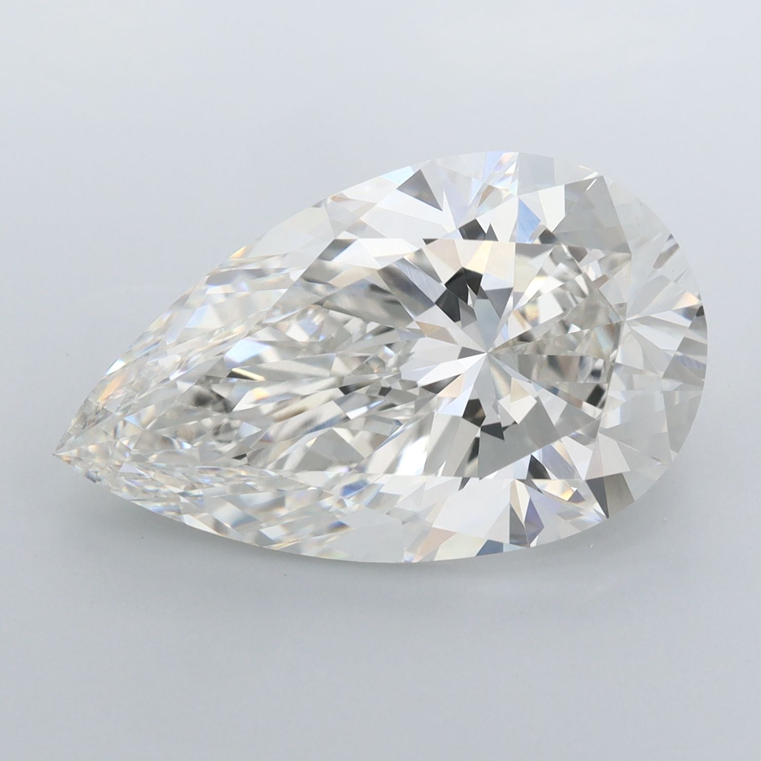 7.08 ct. pear Lab Grown Diamond front image
