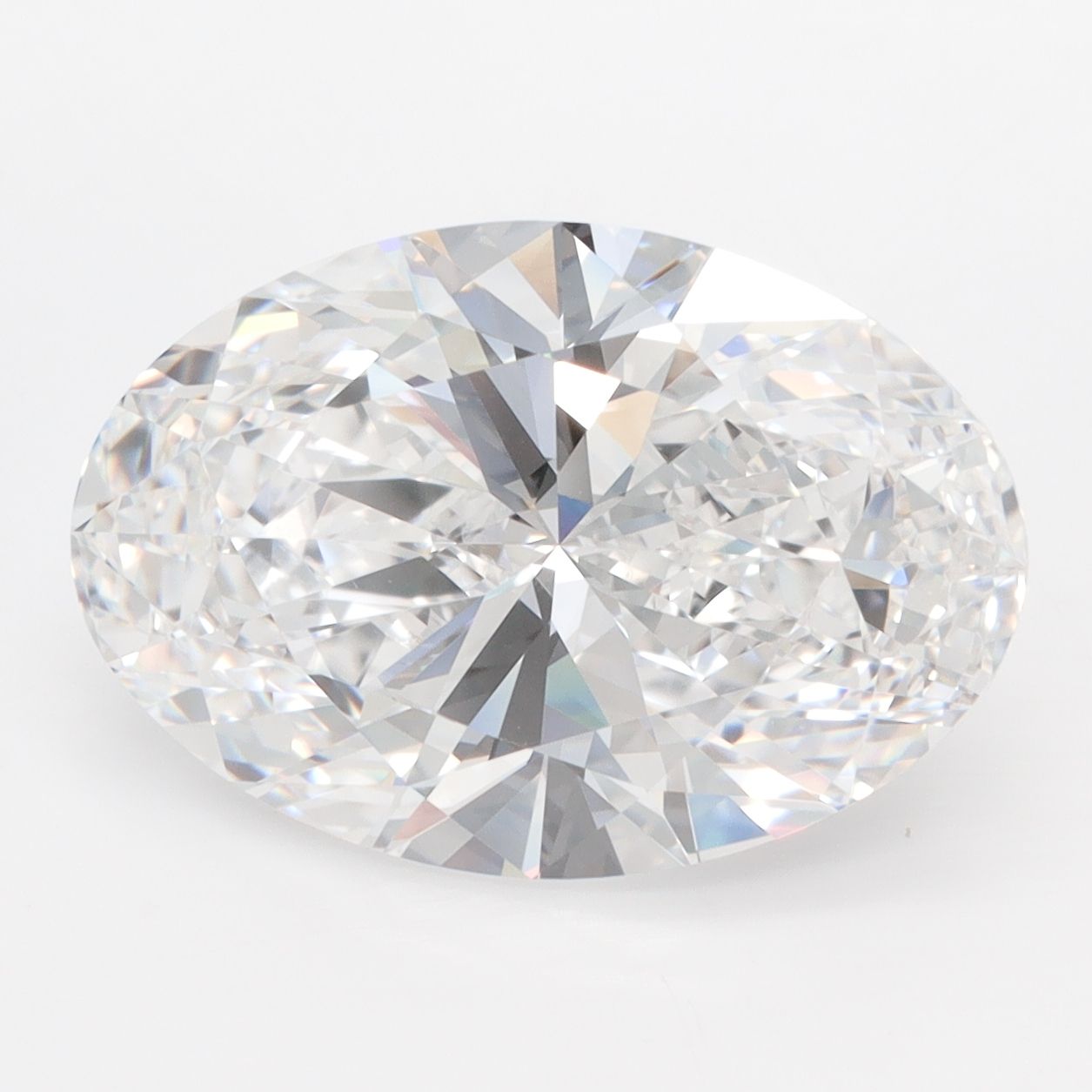 6.20 ct. oval Lab Grown Diamond front image