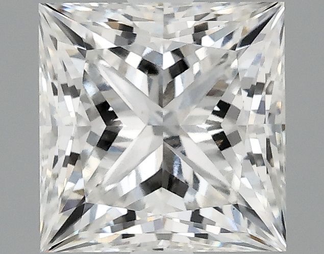 2.10 ct. princess Lab Grown Diamond front image