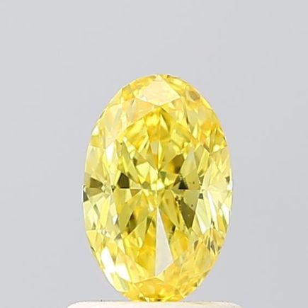 1.02 CT Fancy Vivid Yellow OVAL