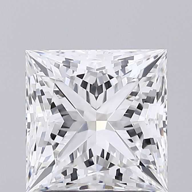 2.10 ct. princess Lab Grown Diamond front image