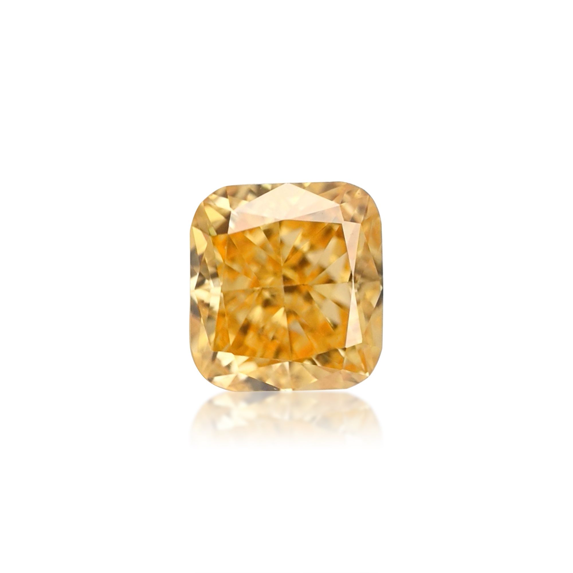 Diament 0.21 ct Fancy Vivid Orange Yellow/VS2