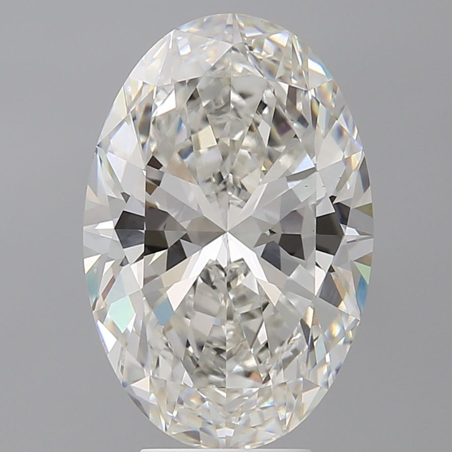 6.06 ct. oval Lab Grown Diamond front image