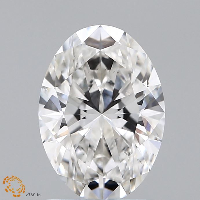 1.56 ct. oval Lab Grown Diamond front image