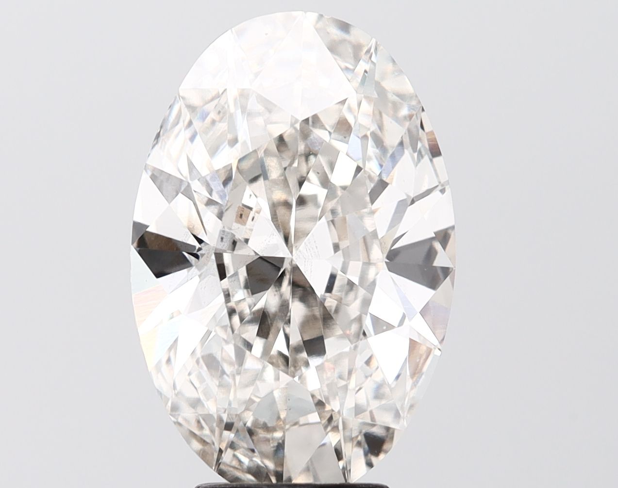 5.00 ct. oval Lab Grown Diamond front image