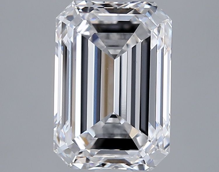 Diamant Émeraude 3.04 ct - Couleur E - Pureté VVS2