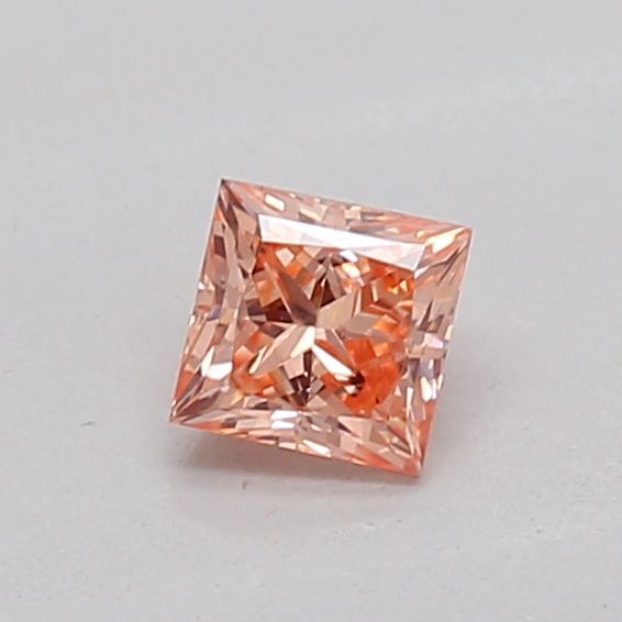 0.18 CT Fancy Intense Pink Orange PRINCESS
