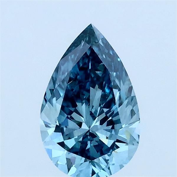 0.67 CT Fancy Vivid Blue PEAR