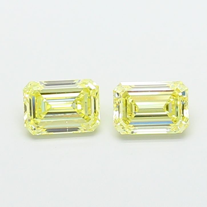 1.09 CT Fancy Light Yellow EMERALD