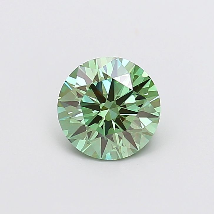 1.51 CT Fancy Vivid Green ROUND